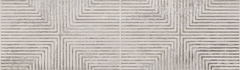 Capri White Dec. 29x100 - strukturovaný / reliéfní dekor mat, bílá barva