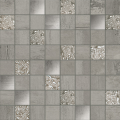 Sospiro Smoke Mosaico 30x30 - hladký mozaika mat, šedá barva